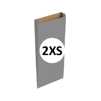 Pack 25 Sobres Kraft Plata Tamaño "2XS" 10+3x20 cm
