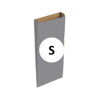Pack 25 Sobres Kraft Plata Tamaño "S" 15+6x30 cm