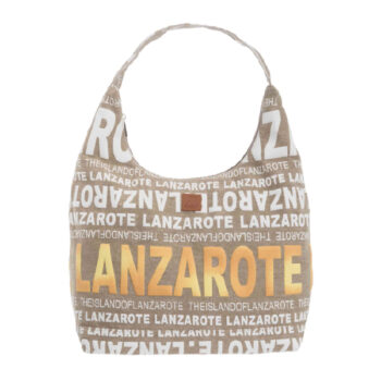 Bolso Góndola Degrade Lanzarote Marrón/Dorado