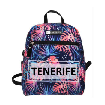 Mochila Pequeña Flowers Tenerife Azul