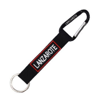 Llavero Largo Lanzarote Negro