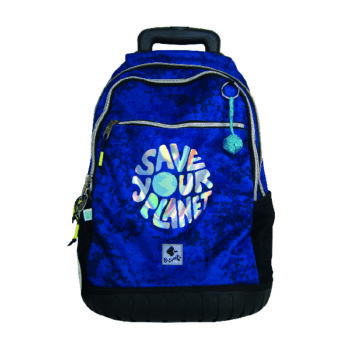Mochila Con Ruedas Save Your Planet