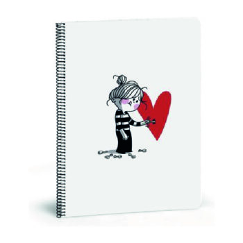 Libreta A4 80 Hojas Corazon