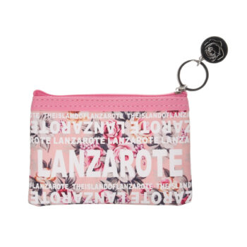 Monedero Rectangular Flowers Lanzarote Rosa