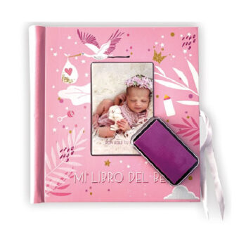 Libro del Bebe Niña + Huella