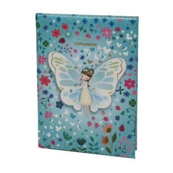 Libro Mi Primera Comunión Niña Mariposa Azul