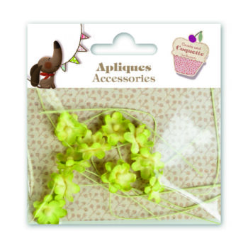 Apliques Accesorios Flores Amarillas