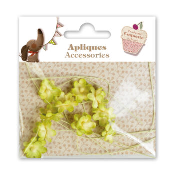 Apliques Accesorios Flores Amarillas