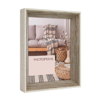 Portafoto Madera Gris 15 x 20 cm