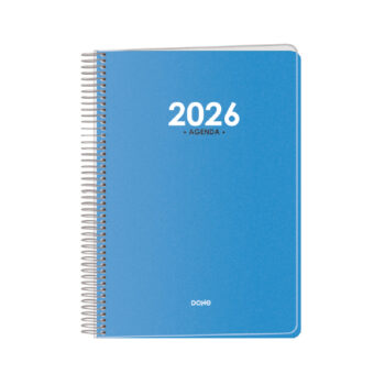 Agenda Metrópoli Espiral Color Azul