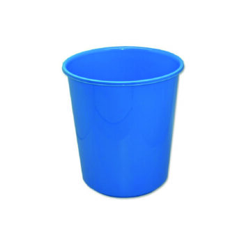 Papelera Plástico Cerrada 9 L Color Azul