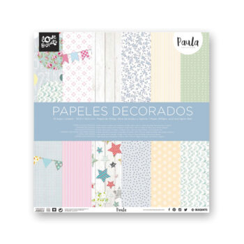 Papeles Decorados 12 Hojas 200 GR