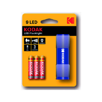 Linterna 9 LED 2W Kodak Azul