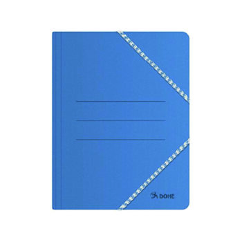 Carpeta Cartulina Basic Cuarto Azul