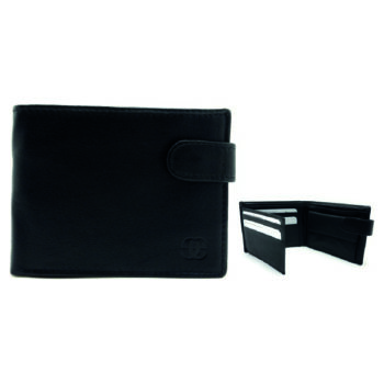 Cartera Piel Lanlan Negro -14LN