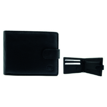 Cartera Piel Lanlan Negro -17LN