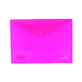 Sobre Broche Color Rosa Translucido A-4