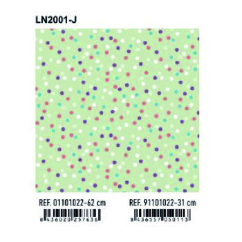 Papel de Regalo Bobinas Basika 62 cm (LN2001-J)