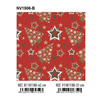 Papel de Regalo Bobinas Basika 62 cm (NV1906-B)
