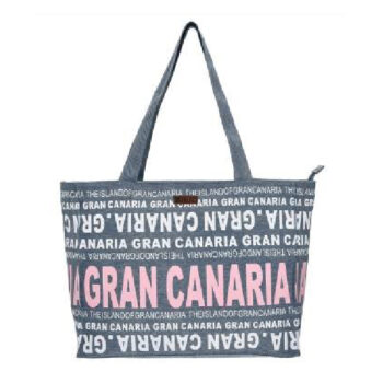 Bolso 38 x 30 Degrade Gran Canaria Azul/Blanco/Rosa