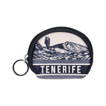 Monedero Redondo Vistas Tenerife Negro/Beige
