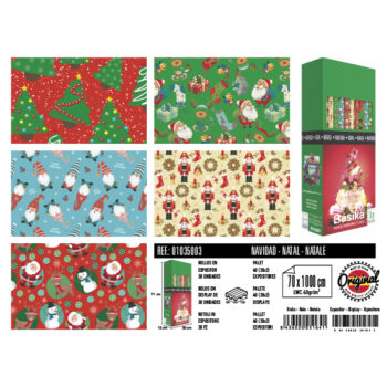 Rollos Navidad 70 x 1000 cm