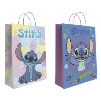 Bolsa Decorada Disney Stitch «S» 24+10×32 cm