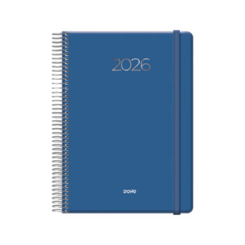 Agenda Denver Espiral Color Azul
