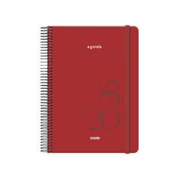 Agenda Montana Espiral Color Burdeos