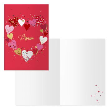 Postal Dohe San Valentín Cupido