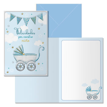 Postal Dohe Carrito - Felicidades Niño