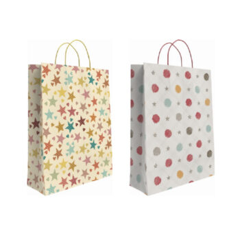 Bolsa Decorada Surtido C «L» 32+14×40 cm