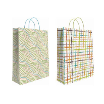 Bolsa Decorada Suritdo D «S» 24+10×32 cm