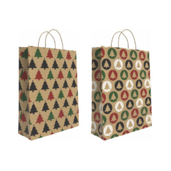 Bolsa Decorada Navidad Surtido H «L» 32+14×40 cm
