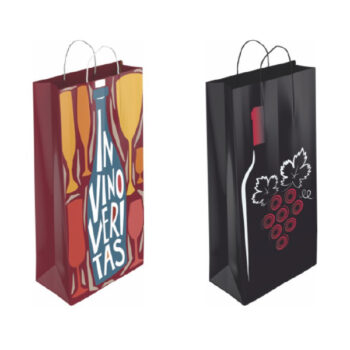 Bolsa Decorada Surtido A «Botella» 18+8x39 cm