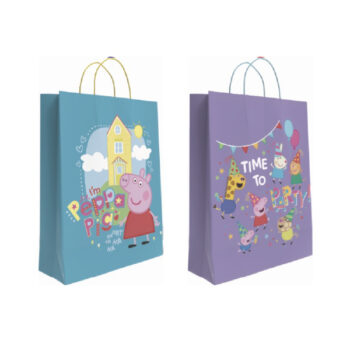 Bolsa Decorada Disney Peppa Pig «S» 24+10×32 cm
