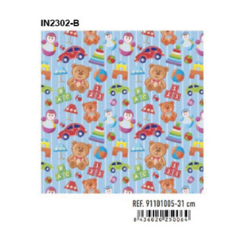 Papel de Regalo Bobinas Basika 31 cm (IN2302-B)