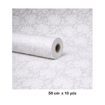 Bobina Tela Repelente Agua 50 cm x 9 m Color Blanco